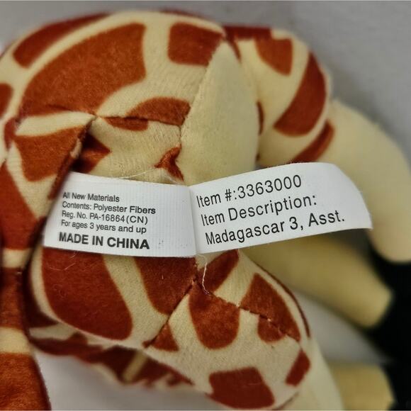 Dreamworks Madagascar 3 MELMAN the Giraffe Plush Stuffed Animal‎ Toy - Picture 11 of 12